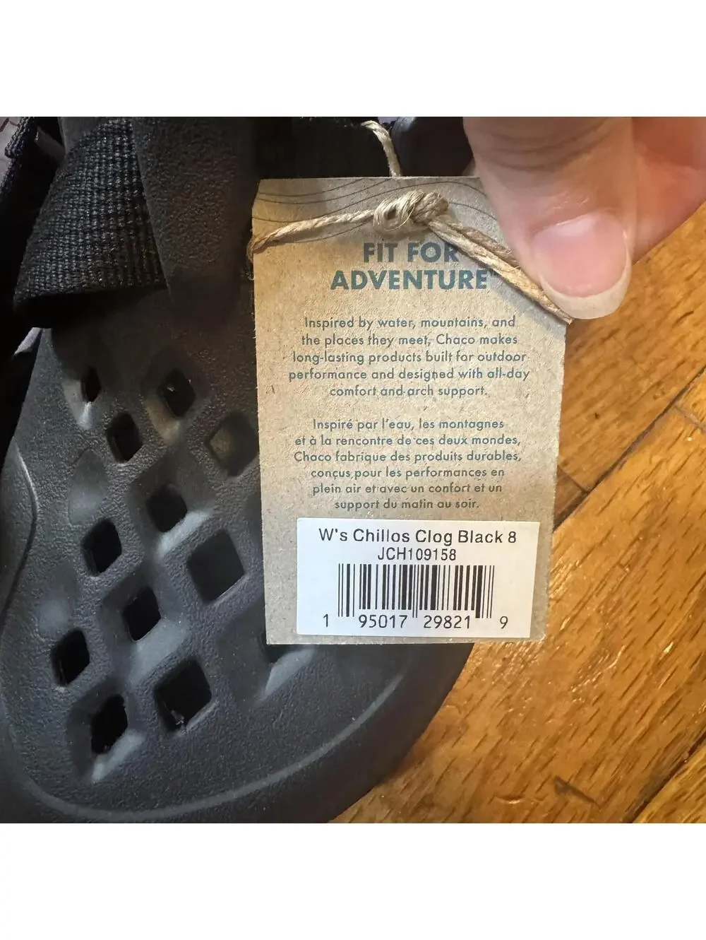 Chaco Women's Chillios Clog Black Size 8 - Picture 2 of 4